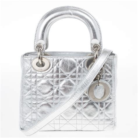 christian dior bags metalic silver|christian dior bags for women.